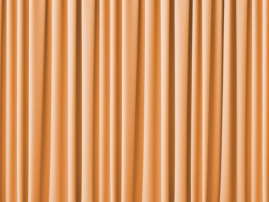 Orange drape