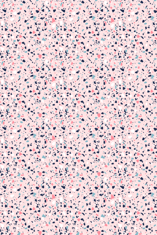Pink terazzo