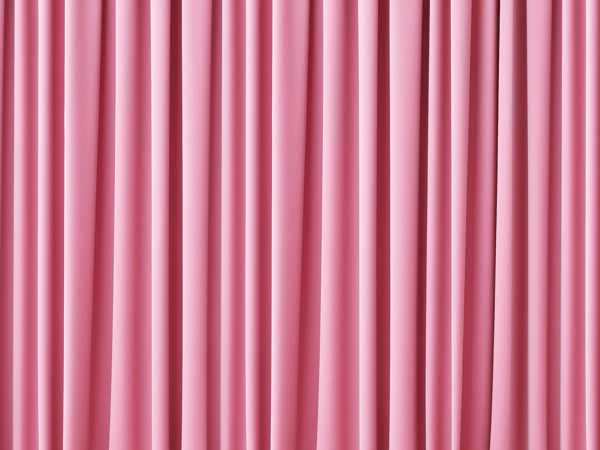 Pink drape