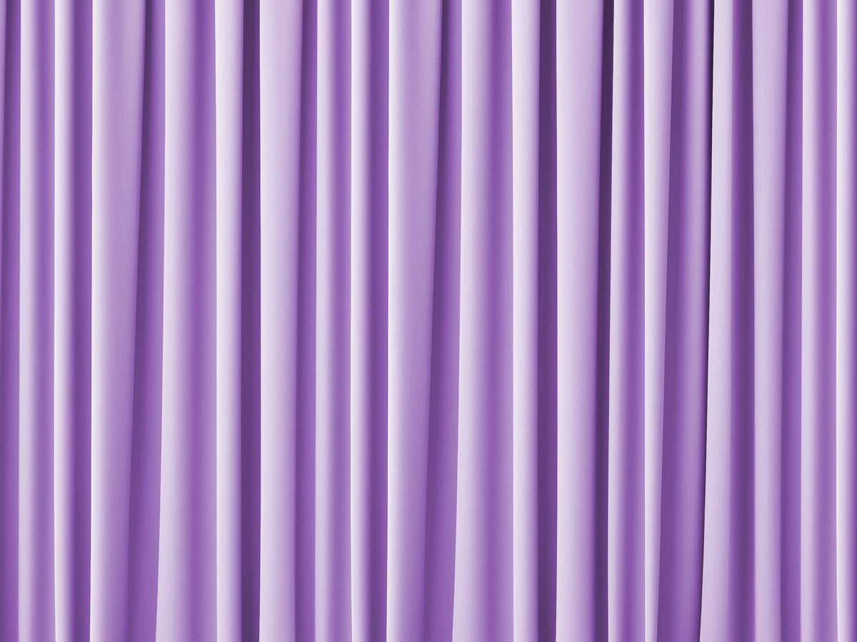 Purple drape